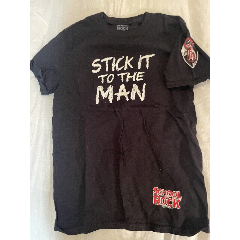 School Of Rock Stick It To The Man Movie The Musical Promo T Shirt Rare Small